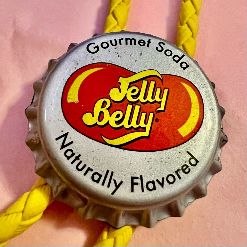 Jelly Belly Yellow Bolo Tie - Picture 2 of 3